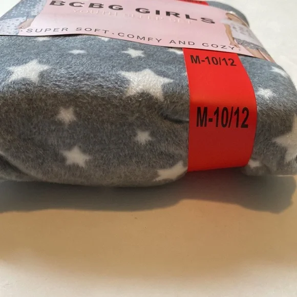 NWT BCBG 4 piece Girls Pajama Youth Sleep SET Super Soft Comfy and Cozy medium - Picture 5 of 8